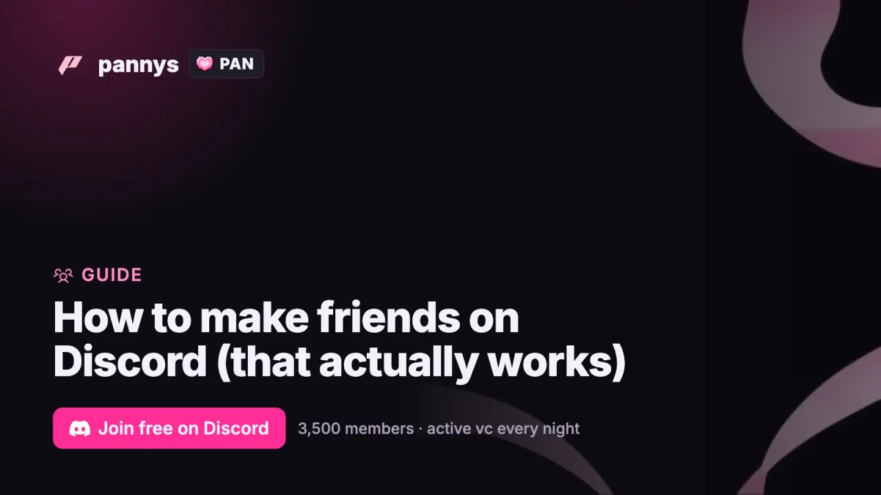How to make friends on Discord (that actually works)